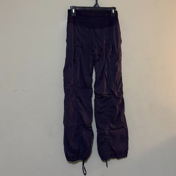 Lululemon Navy Blue Cargo Pants Lightweight Drawstring Pockets XS Small - Picture 1 of 4